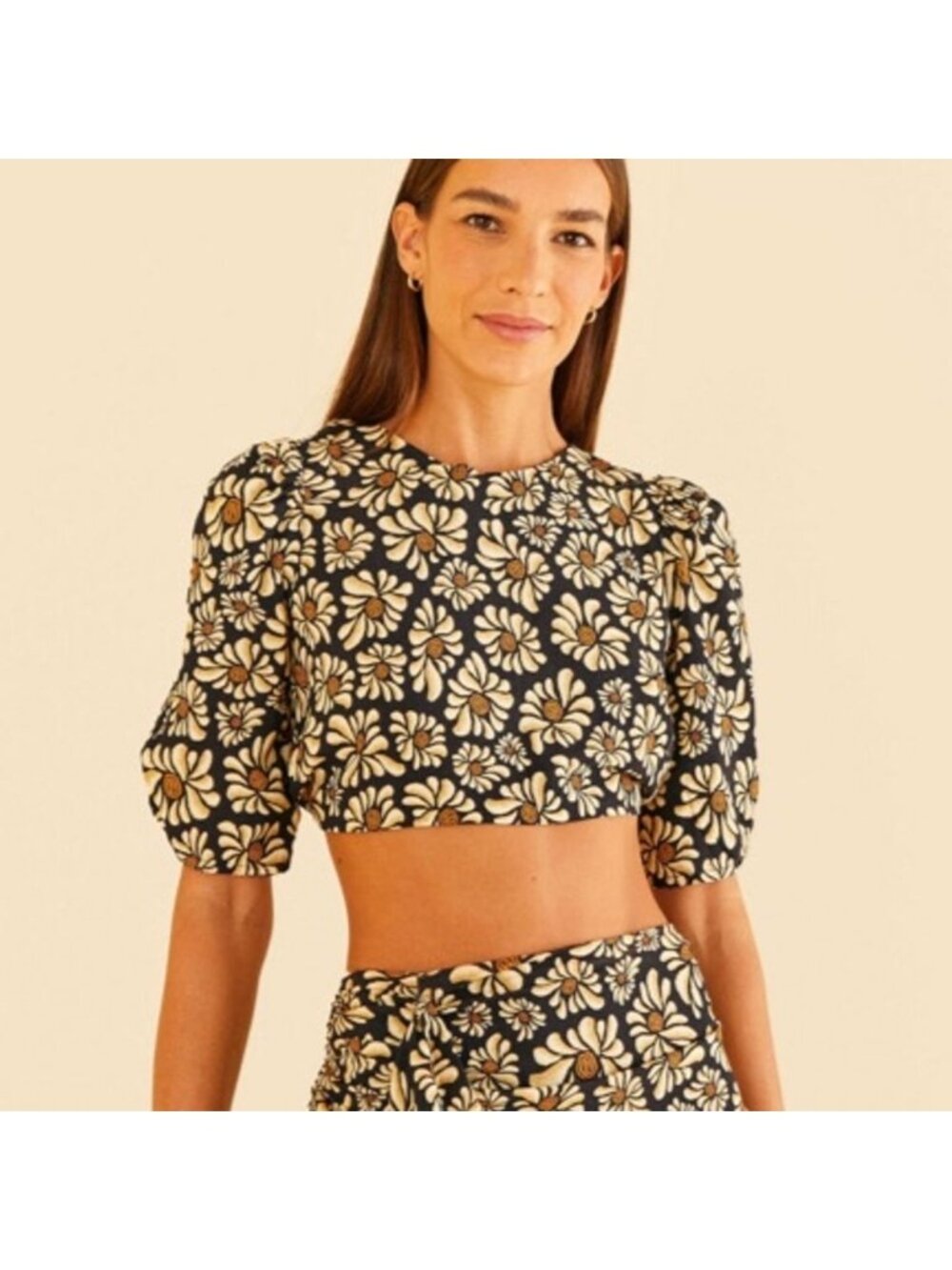 FARM Rio Reversible Crop Top Floral Women’s Small Bem Me‎ Quer - Picture 7 of 14
